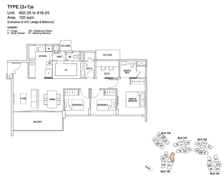 The Scala @ Lorong Chuan, 138 Serangoon Avenue 3, 3 Bedrooms, 1,098 sqft, Condominium For Rent, by Zac Chen, 500150898 - PropertyGuru.com.sg