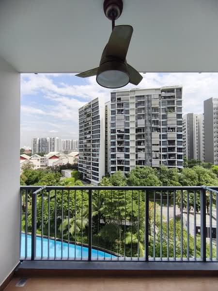 Kingsford Waterbay, 76 Upper Serangoon View, 1 Bedroom, 484 sqft, Condominium For Sale, by Annie Zhou, 500150932 - Balcony - PropertyGuru.com.sg
