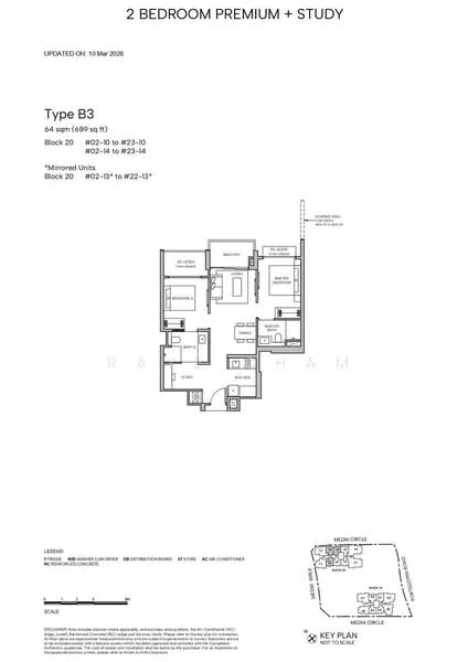 Hudson Place Residences, , 2 Bedrooms, 689 sqft, Condominium For Sale, by Raye Cham, 500150959 - PropertyGuru.com.sg