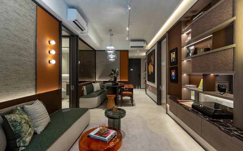 Hudson Place Residences, Buona Vista / West Coast / Clementi New Town, 2 Bedrooms, 646 sqft, Condominium For Sale, by Raye Cham, 500150959 - Living Room - PropertyGuru.com.sg