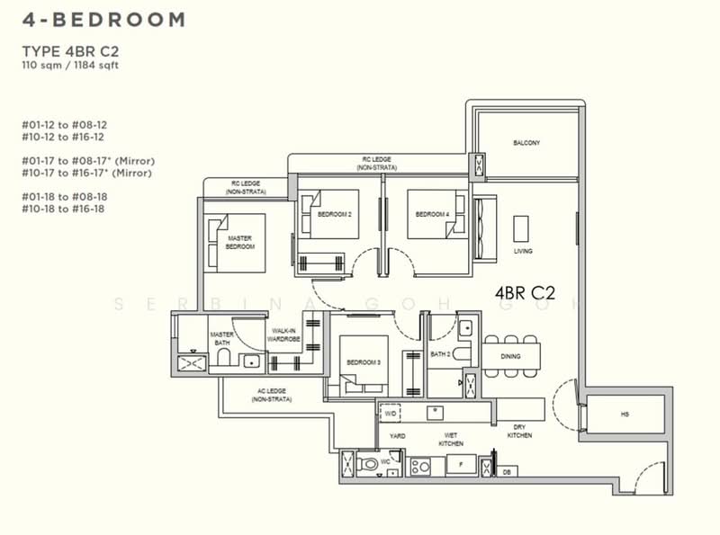 Lentor Gardens Residences, 68 Lentor Gardens, 4 Bedrooms, 1,184 sqft, Condominium For Sale, by Serbina Goh Goh, 500150965 - PropertyGuru.com.sg