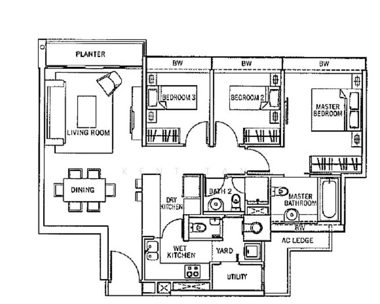 The Centris, 79 Jurong West Central 3, 3 Bedrooms, 1,066 sqft, Apartment For Sale, by Kent Tan, 500151018 - PropertyGuru.com.sg