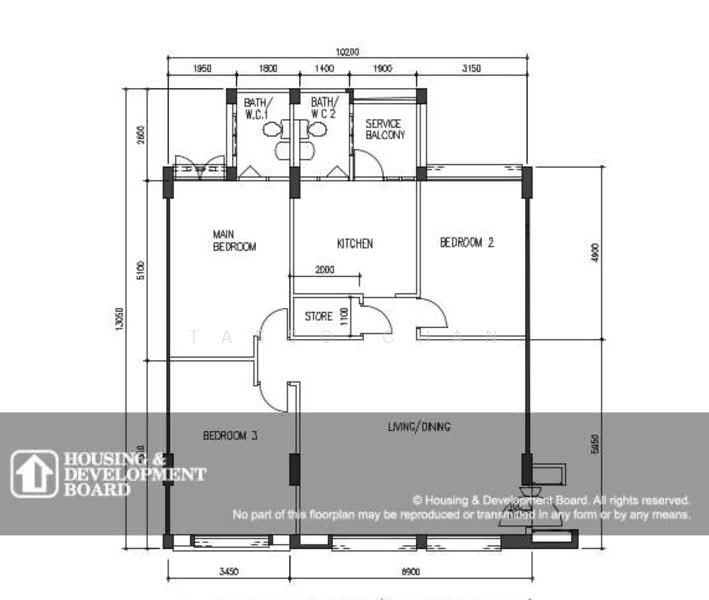 527 Jelapang Road, 527 Jelapang Road, 3 Bedrooms, 1,302 sqft, HDB Flat For Sale, by Tasso Chan, 500151033 - PropertyGuru.com.sg