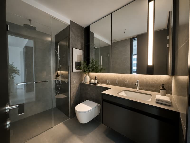 Tembusu Grand, 92 Jalan Tembusu, 1 Bedroom, 527 sqft, Condominium For Sale, by Bryan Neo, 500151133 - Bathroom - PropertyGuru.com.sg