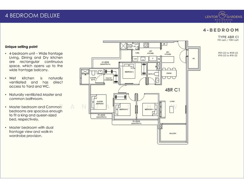Lentor Gardens Residences, 68 Lentor Gardens, 4 Bedrooms, 1,184 sqft, Condominium For Sale, by Randall How, 500151175 - PropertyGuru.com.sg