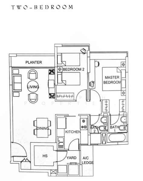 Sunglade, 9 Serangoon Avenue 2, 2 Bedrooms, 860 sqft, Condominium For Rent, by JACOB, 500151183 - PropertyGuru.com.sg