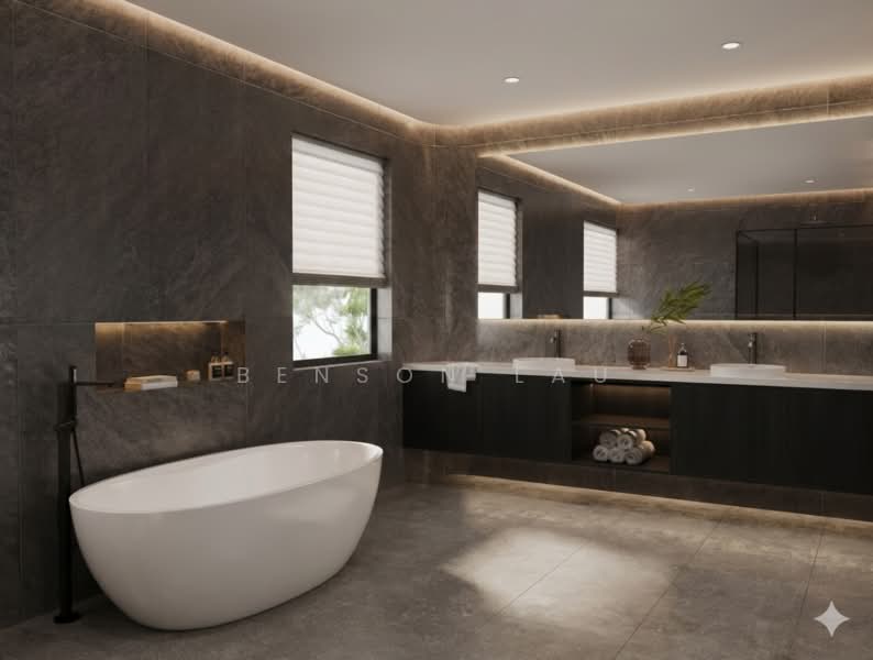Avant-Garde Collection at Siglap Road, , 6 Bedrooms, 9,407 sqft, Detached House For Sale, by Benson Lau, 500151201 - Bathroom - PropertyGuru.com.sg