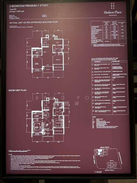 Hudson Place Residences, , 2 Bedrooms, 689 sqft, Condominium For Sale, by Brad Poh 傅杨评, 500151217 - PropertyGuru.com.sg
