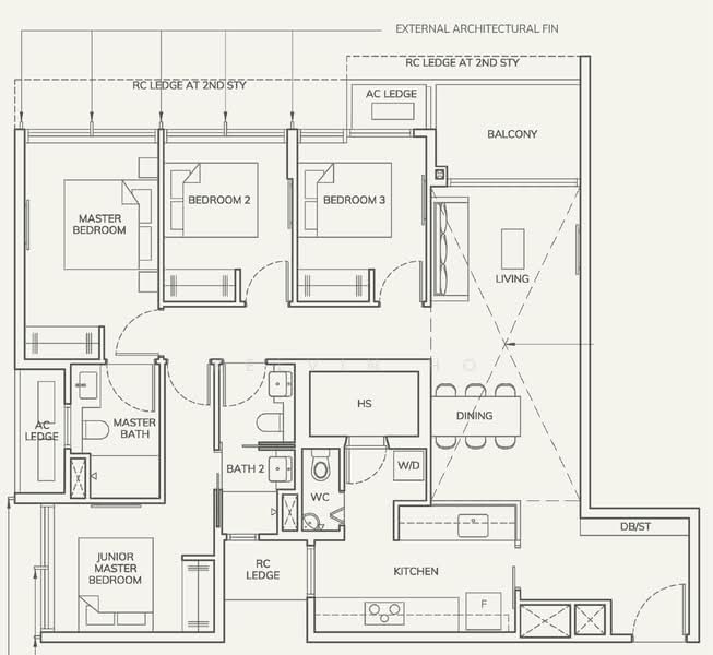 Ardor Residence, 181 Haig Road, 4 Bedrooms, 1,292 sqft, Apartment For Sale, by Kelvin Ho, 500151246 - PropertyGuru.com.sg