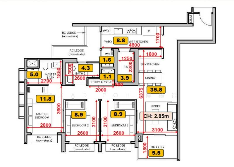 Hudson Place Residences, , 3 Bedrooms, 1,023 sqft, Condominium For Sale, by Brad Poh 傅杨评, 500151250 - PropertyGuru.com.sg