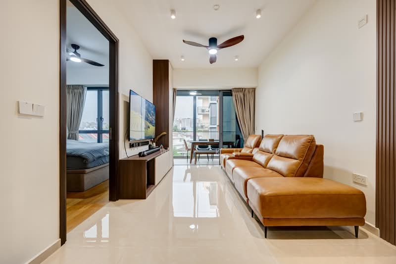 The Gazania, 9 How Sun Drive, 2 Bedrooms, 700 sqft, Condominium For Sale, by Shawn Khoo, 500151275 - Living Room - PropertyGuru.com.sg