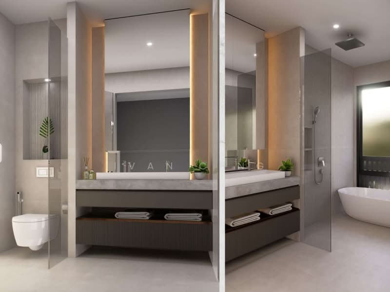 ⭐️⭐️LANDED7772@ Telok Kurau Semi Detached 5 Ensuite BR Multi Gen Brand New D15, Telok Kurau, 5 Bedrooms, 5,765 sqft, Semi-Detached House For Sale, by Ivan Chng, 500151289 - Bathroom - PropertyGuru.com.sg