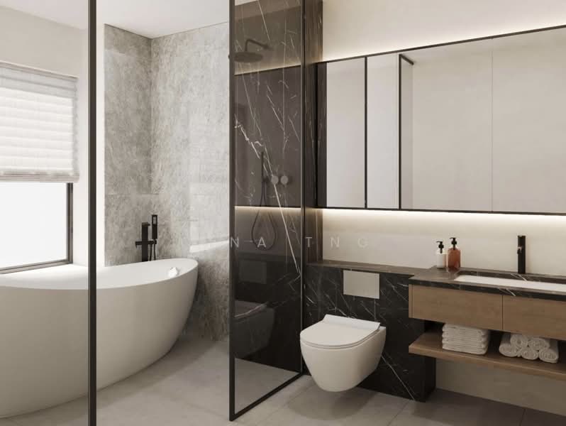 Brand New Freehold Inter-Terrace at D27 near Canberra Mrt, Brand New Freehold Terrace @Jalan Sankam, 5 Bedrooms, 4,834 sqft, Terraced House For Sale, by Gina Tng, 500151295 - Bathroom - PropertyGuru.com.sg