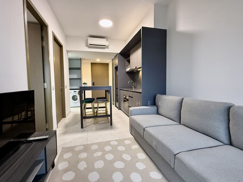 One-North Eden, 8 Slim Barracks Rise, 1 Bedroom, 517 sqft, Condominium For Rent, by Ling Shek, 500151348 - Living Room - PropertyGuru.com.sg