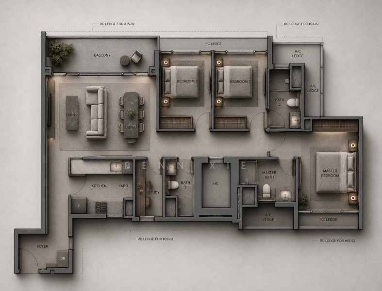 1km to Hong Wen and St Andrews. Minutes to MRT, , 3 Bedrooms, 1,281 sqft, Condominium For Sale, by Benn Xie, 500151420 - PropertyGuru.com.sg