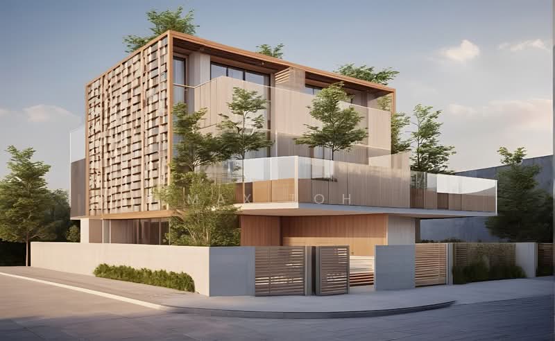 ⭐️⭐️LANDED7772 @ D11 BRAND NEW TRUE CORNER SEMI-D WiTH POOL, Greenwood Hillcrest Watten Vincinity, 5 Bedrooms, 6,744 sqft, Semi-Detached House For Sale, by Max Toh, 500151423 - Exterior - PropertyGuru.com.sg