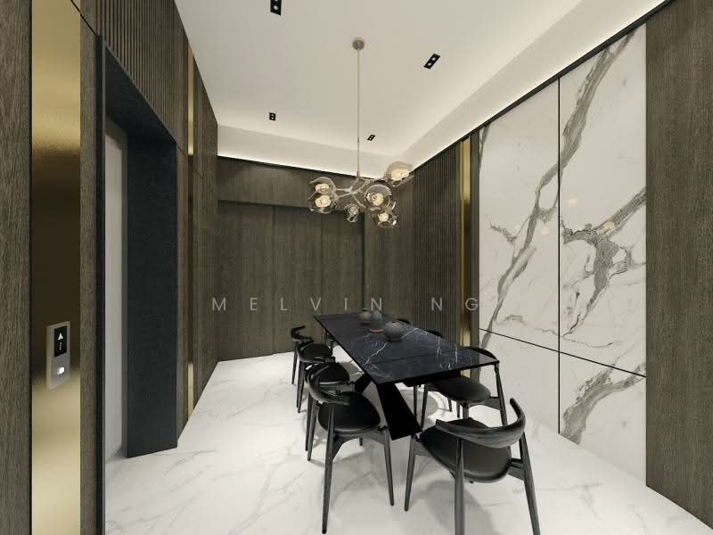 ⭐Cannot Find Already⭐Brand New by Reputable Landed Developer✅Joo Chiat Terrace for $6M only, 5 Rooms ensuite | 2 Cars | Lift | NO West Sun, 6 Bedrooms, 4,385 sqft, Terraced House For Sale, by Melvin Ng, 500151455 - Dining Room - PropertyGuru.com.sg