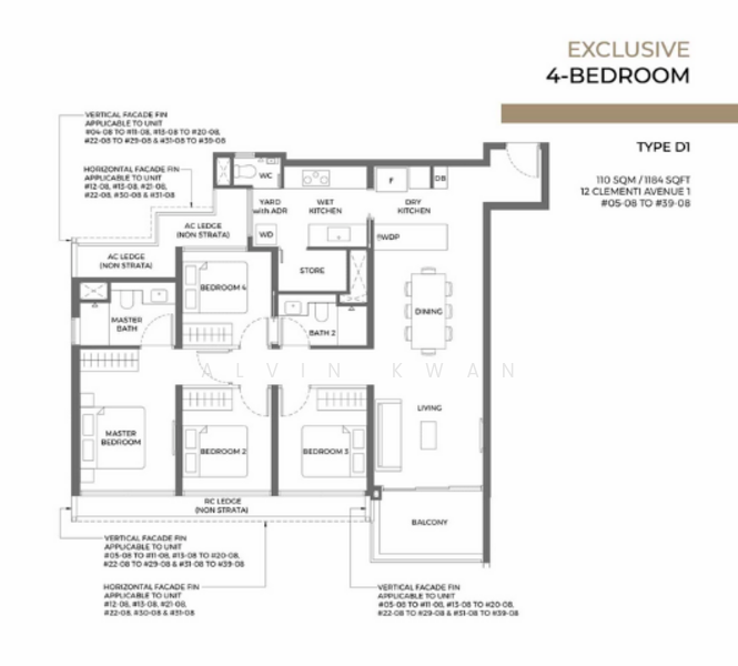 ELTA, 12 Clementi Avenue 1, 4 Bedrooms, 1,184 sqft, Condominium For Sale, by Alvin Kwan, 500151476 - PropertyGuru.com.sg