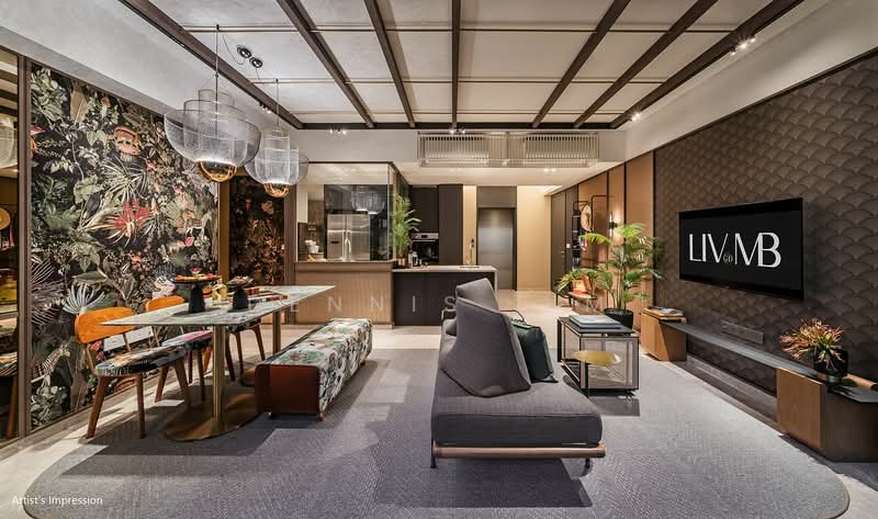 LIV @ MB, 114A Arthur Road, 3 Bedrooms, 1,270 sqft, Condominium For Sale, by Dennis Lim, 500151495 - Living Room - PropertyGuru.com.sg