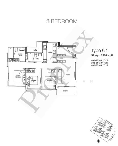 Riverparc Residence, 98 Punggol Drive, 3 Bedrooms, 990 sqft, Executive Condominium For Sale, by Phyllis Tan, 500151499 - PropertyGuru.com.sg