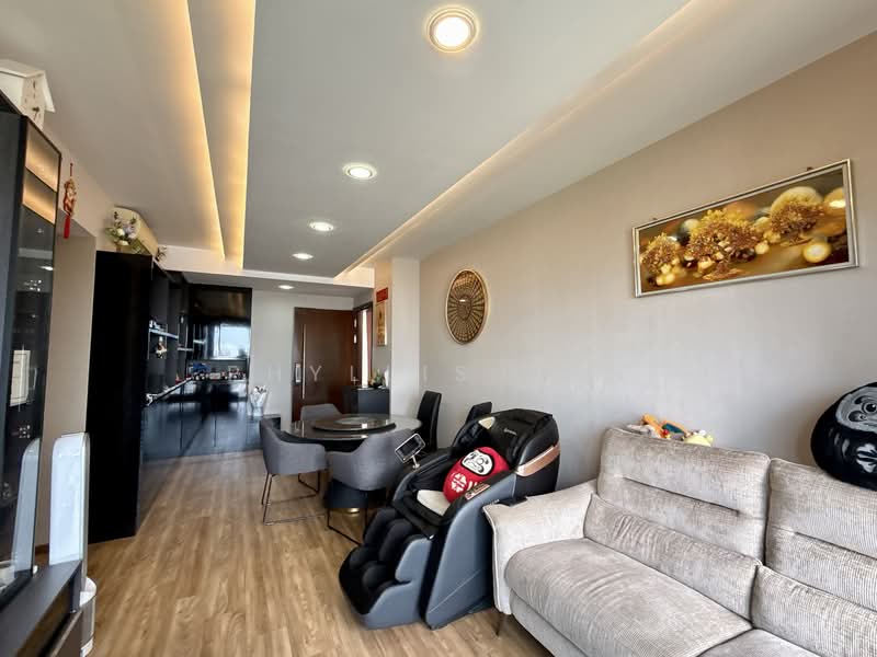 Riverparc Residence, 98 Punggol Drive, 3 Bedrooms, 990 sqft, Executive Condominium For Sale, by Phyllis Tan, 500151499 - Living Room - PropertyGuru.com.sg