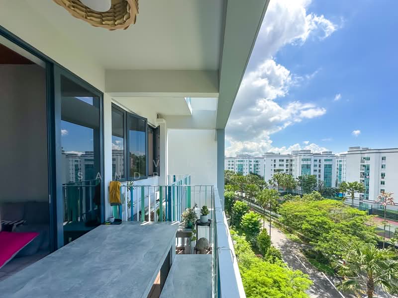 The Jovell, 23 Flora Drive, 2 Bedrooms, 646 sqft, Condominium For Sale, by Vinod Sandrasegaran, 500151511 - Balcony - PropertyGuru.com.sg