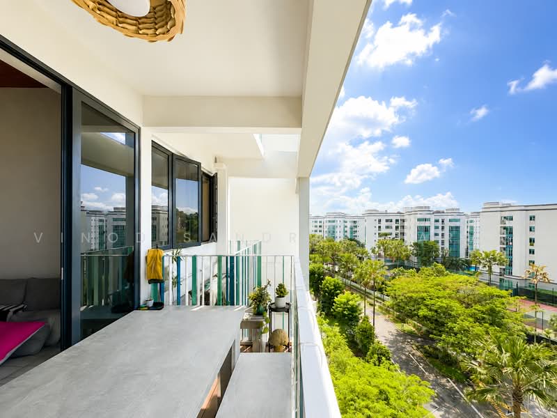 The Jovell, 23 Flora Drive, 2 Bedrooms, 646 sqft, Condominium For Sale, by Vinod Sandrasegaran, 500151511 - Balcony - PropertyGuru.com.sg
