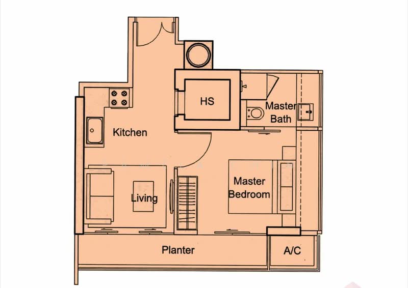 Domus, 8 Irrawaddy Road, 1 Bedroom, 474 sqft, Condominium For Sale, by Pamela Chin, 500151512 - PropertyGuru.com.sg