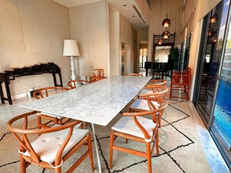 ⭐Rare Goodman Semi-D✅FREEHOLD,10 years old Modern Home with Pool & Lift, South Facing | Pool & Lift | 5 Rooms | No West Sun, 5 Bedrooms, 5,470 sqft, Semi-Detached House For Sale, by Melvin Ng, 500151515 - Dining Room - PropertyGuru.com.sg