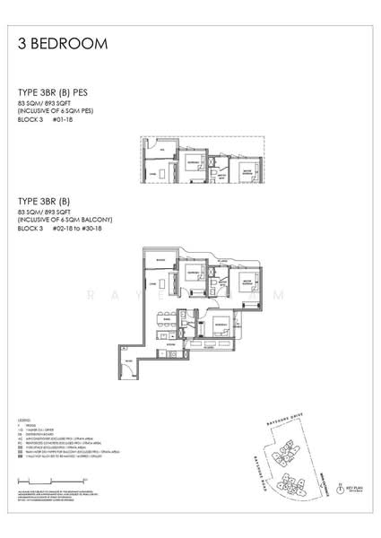 Vela Bay, Bayshore Road, 3 Bedrooms, 893 sqft, Condominium For Sale, by Raye Cham, 500151520 - PropertyGuru.com.sg