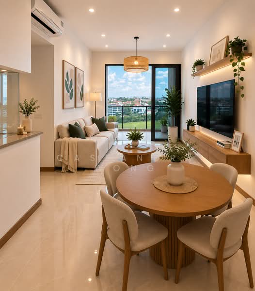 The Botany at Dairy Farm, 3 Dairy Farm Walk, 3 Bedrooms, 883 sqft, Condominium For Sale, by Cassandra Wong, 500151538 - Living Room - PropertyGuru.com.sg