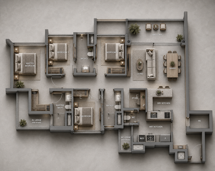 Super cheap! 1km to Wellington Primary School, minutes walk to MRT, , 4 Bedrooms, 1,324 sqft, Condominium For Sale, by Benn Xie, 500151570 - PropertyGuru.com.sg