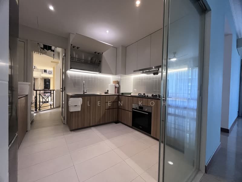 Tropical Spring, 25 Simei Street 4, 3 Bedrooms, 1,350 sqft, Condominium For Rent, by Eileen Koh, 500151608 - Kitchen - PropertyGuru.com.sg