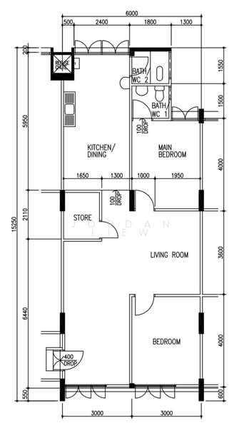 445 Ang Mo Kio Avenue 10, 445 Ang Mo Kio Avenue 10, 2 Bedrooms, 883 sqft, HDB Flat For Rent, by Jordan Liew, 500151610 - PropertyGuru.com.sg