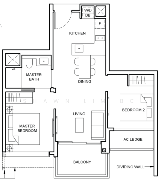 Forett at Bukit Timah, 34 Toh Tuck Road, 2 Bedrooms, 603 sqft, Condominium For Rent, by Shawn Lim BC, 500151658 - PropertyGuru.com.sg