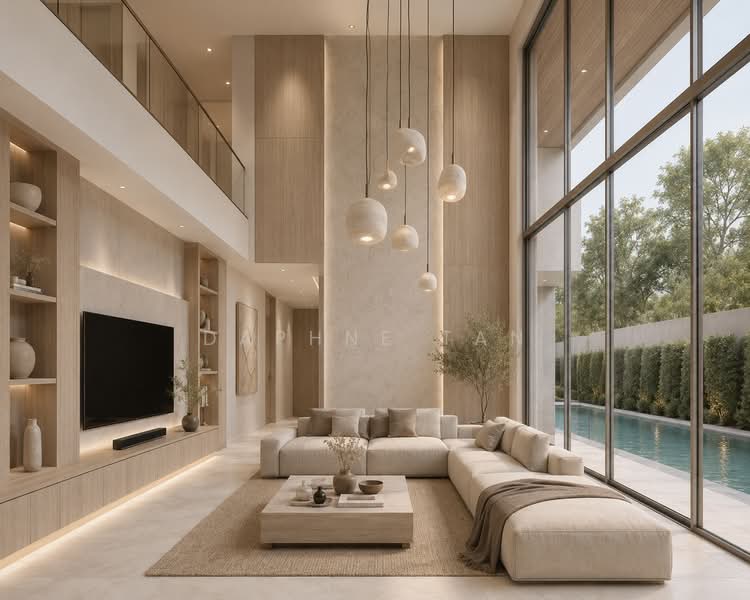 NAMLY DRIVE BRAND NEW 2.5 storey DETACHED, NAMLY AVENUE/SECOND AVENUE/BUKIT TIMAH ROAD/DUNEARN ROAD, 6 Bedrooms, 10,647 sqft, Detached House For Sale, by Daphne Tan, 500151813 - Living Room - PropertyGuru.com.sg