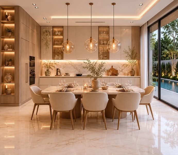 NAMLY DRIVE BRAND NEW 2.5 storey DETACHED, NAMLY AVENUE/SECOND AVENUE/BUKIT TIMAH ROAD/DUNEARN ROAD, 6 Bedrooms, 10,647 sqft, Detached House For Sale, by Daphne Tan, 500151813 - Dining Room - PropertyGuru.com.sg