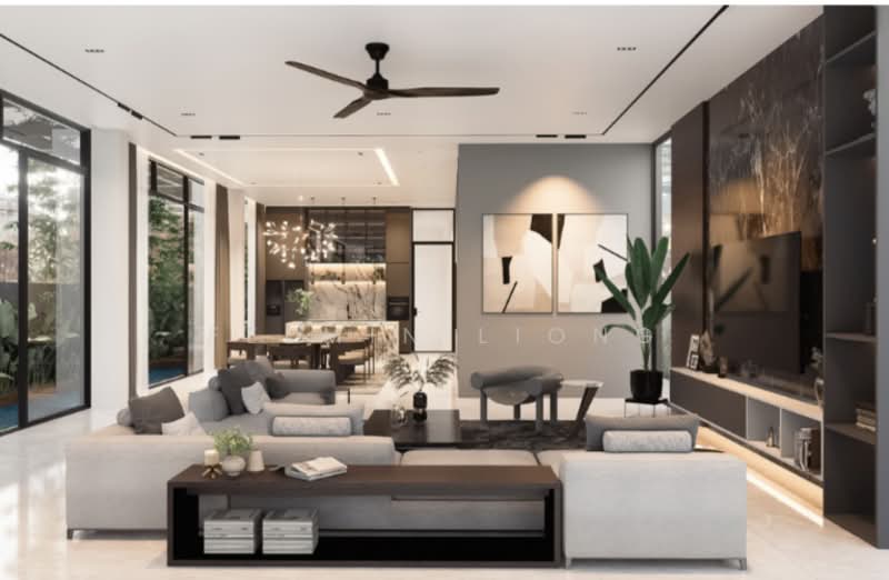 Aida Street / Opera Estate / Siglap, East Coast Siglap, 5 Bedrooms, 5,900 sqft, Semi-Detached House For Sale, by Feemin Liong, 500151863 - Living Room - PropertyGuru.com.sg