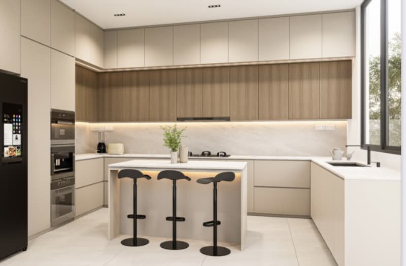 Aida Street / Opera Estate / Siglap, East Coast Siglap, 5 Bedrooms, 5,900 sqft, Semi-Detached House For Sale, by Feemin Liong, 500151863 - Kitchen - PropertyGuru.com.sg