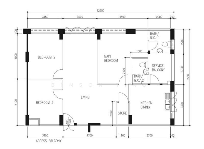 619 Choa Chu Kang North 7, 619 Choa Chu Kang North 7, 3 Bedrooms, 1,151 sqft, HDB Flat For Sale, by Benson Ting, 500151869 - PropertyGuru.com.sg