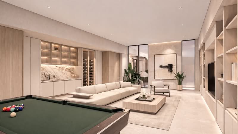 A Brand New Detached Built to a Higher Standard ✨, Holland, Kebaya, Mount Sinai, 7 Bedrooms, 10,200 sqft, Detached House For Sale, by Kellis Kok, 500151877 - Entertainment Room - PropertyGuru.com.sg