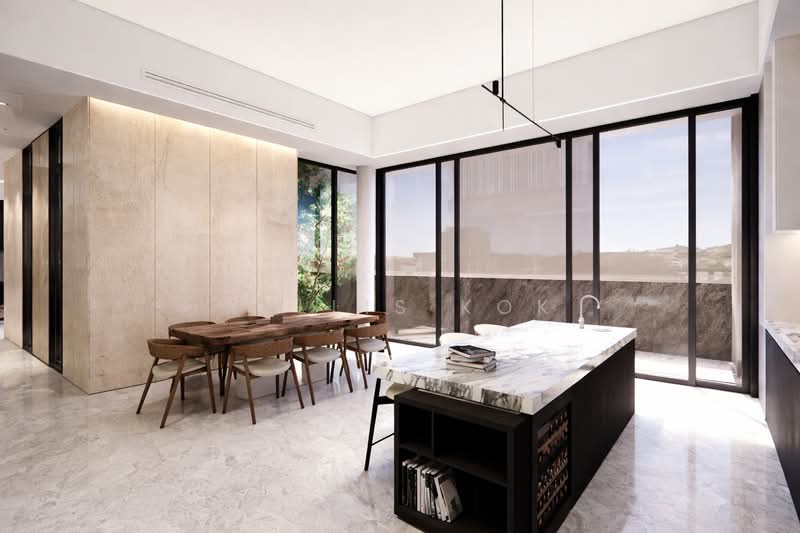 A Brand New Detached Built to a Higher Standard ✨, Holland, Kebaya, Mount Sinai, 7 Bedrooms, 10,200 sqft, Detached House For Sale, by Kellis Kok, 500151877 - Dining Room - PropertyGuru.com.sg