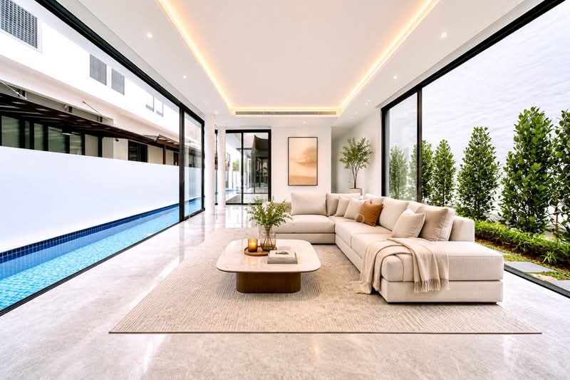 A Brand New Detached Built to a Higher Standard ✨, Holland, Kebaya, Mount Sinai, 7 Bedrooms, 10,200 sqft, Detached House For Sale, by Kellis Kok, 500151877 - Living Room - PropertyGuru.com.sg