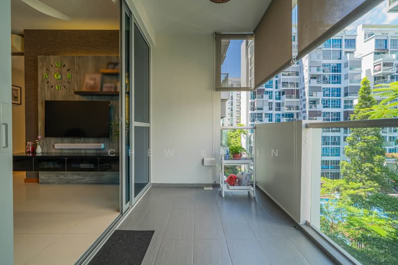 The Canopy, 77 Yishun Avenue 11, 3 Bedrooms, 1,184 sqft, Executive Condominium For Sale, by Chew Karin, 500151878 - Balcony - PropertyGuru.com.sg