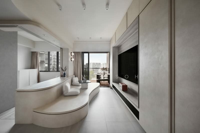 The Woodleigh Residences, Bidadari Park Drive, 2 Bedrooms, 667 sqft, Apartment For Sale, by Kelvin Soh, 500151890 - Living Room - PropertyGuru.com.sg
