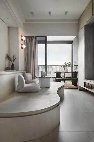 The Woodleigh Residences, Bidadari Park Drive, 2 Bedrooms, 667 sqft, Apartment For Sale, by Kelvin Soh, 500151890 - Living Room - PropertyGuru.com.sg