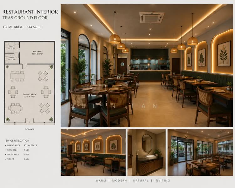 Tras Street / Keong Saik / Tanjong Pagar Ground Flr F&B, Tras Street, 1,514 sqft, Shop / Shophouse For Rent, by Julin Tan, 500151902 - Kitchen - CommercialGuru.com.sg