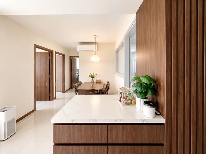 422B Northshore Dr, 422B Northshore Dr, 3 Bedrooms, 1,001 sqft, HDB Flat For Sale, by Xiang Rui Issey Lim, 500151903 - Dining Room - PropertyGuru.com.sg