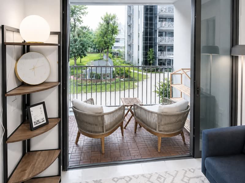 The Florence Residences, 85 Hougang Avenue 2, 1 Bedroom, 527 sqft, Condominium For Sale, by Joey Chua, 500151920 - Balcony - PropertyGuru.com.sg