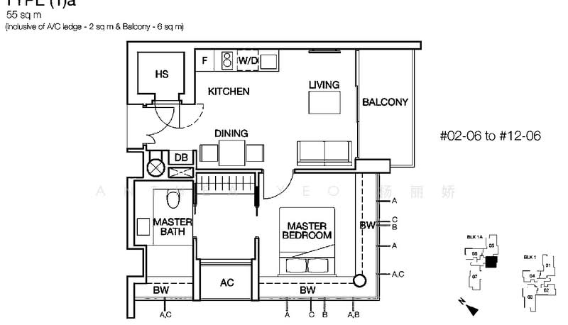 One Balmoral, 1 Balmoral Road, 1 Bedroom, 592 sqft, Condominium For Sale, by Anthea Yeo 杨丽娇, 500151983 - PropertyGuru.com.sg
